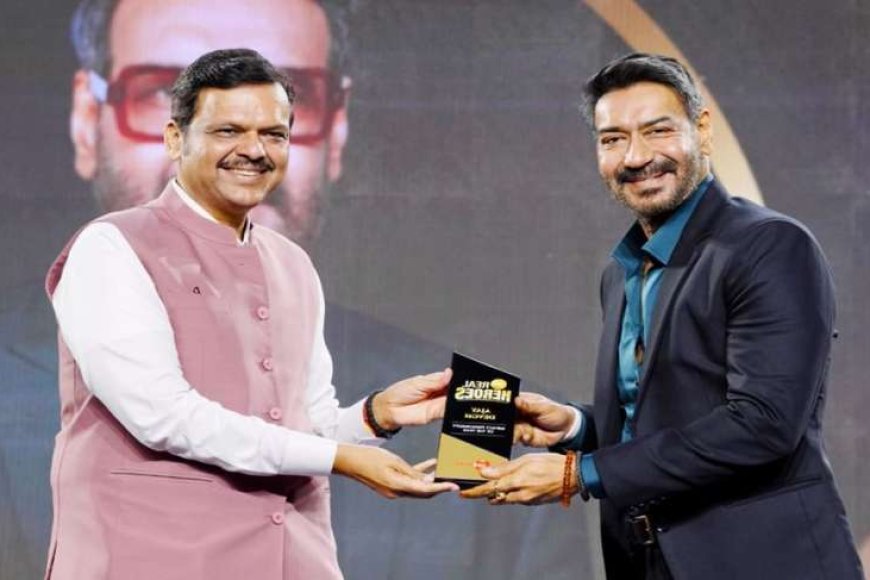 अजय देवगन को ‘मेगा परफॉर्मर ऑफ द ईयर’ अवॉर्ड, Zee Real Heroes Awards 2024 में सम्मानित