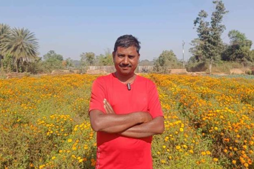 फूलों की खेती से परिमल की बढ़ी आय