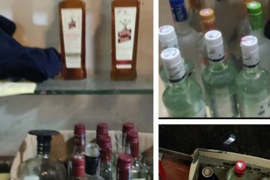 बड़ी-कार्रवाई:-शहर-के-दो-बड़े-बार-में-राज्य-उडऩ-दस्ता-टीम-का-छापा,-भारी-मात्रा-में-बिना-होलोग्राम-शराब-बोतलें-बरामद,-बाहरी-राज्यों-की-अवैध-मदिरा-भी-जब्त
