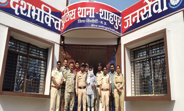 शाहपुर पुलिस ने 48 घंटे के अंदर किया अंधे कत्ल का खुलासा