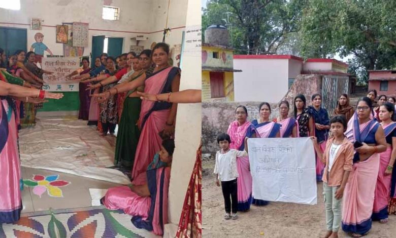 बाल-विवाह-की-रोकथाम-के-लिये-निकाली-गई-जागरूकता-रैली,-ली-गई-शपथ