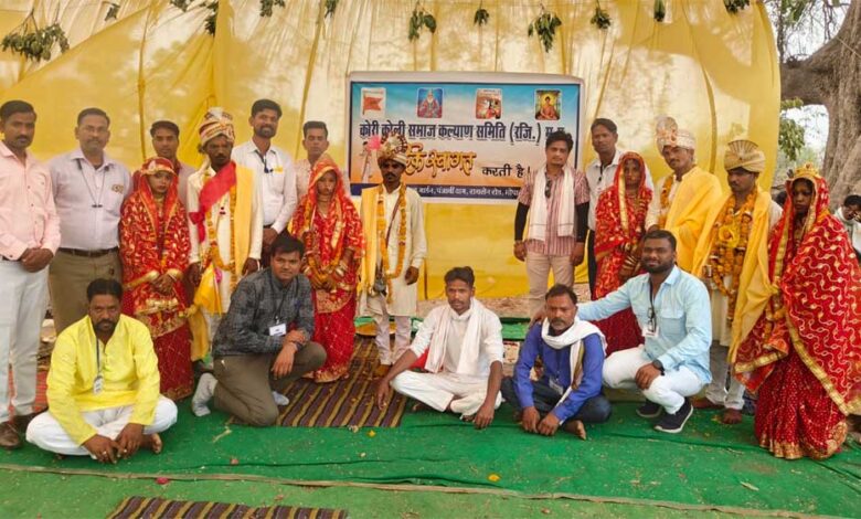 कोरी-कोली-समाज-कल्याण-समिति-ने-श्यामपुर-में-अक्षय-तृतीया-पर-निःशुल्क-कन्या-विवाह-सम्मेलन-आयोजित-किया