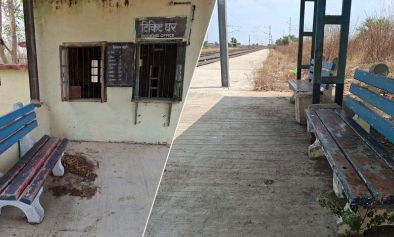 खंडवा-:-कोहदाड़-रेलवे-स्टेशन-पर-5-सालों-से-नहीं-रुक-रही-ट्रेन,-स्टेशन-खंडहर-में-हुआ-तब्दील
