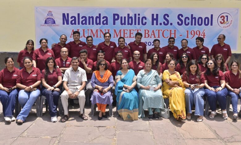 नालंदा पब्लिक स्कूल, भोपाल के 1994 बैच का भव्य एलुमनी मिलन समारोह संपन्न