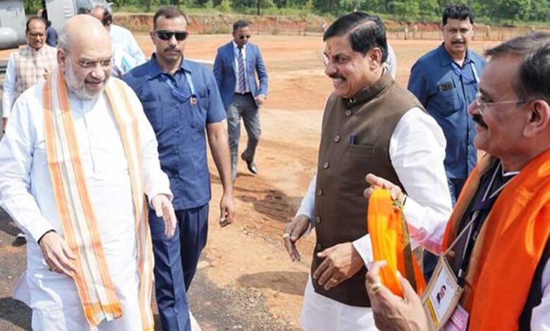 केन्द्रीय-गृह-एवं-सहकारिता-मंत्री-अमित-शाह-का-पचमढ़ी-आगमन