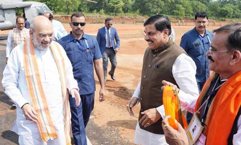 केन्द्रीय-गृह-एवं-सहकारिता-मंत्री-अमित-शाह-का-पचमढ़ी-आगमन