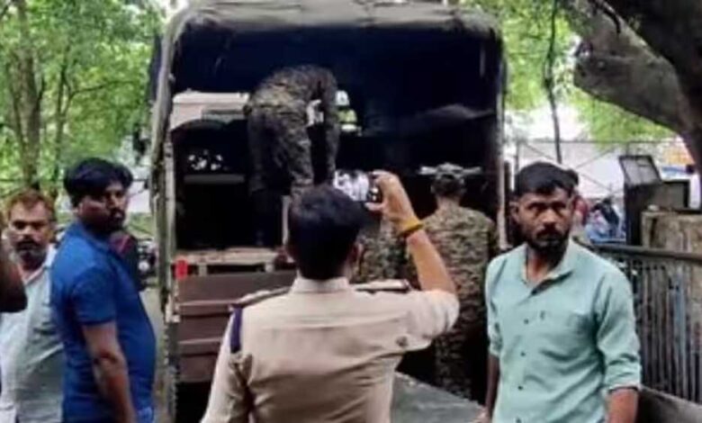 भोपाल फायर रेंज में ट्रेनिंग के दौरान जवान विजय सिंह की डमी बम गिरने से मौत