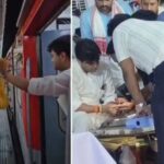 अशोकनगर-रेलवे-स्टेशन-पर-मंत्री-सिंधिया-को-मधुमक्खी-ने-काट-लिया,-डॉक्टर-ने-किया-प्राथमिक-उपचार