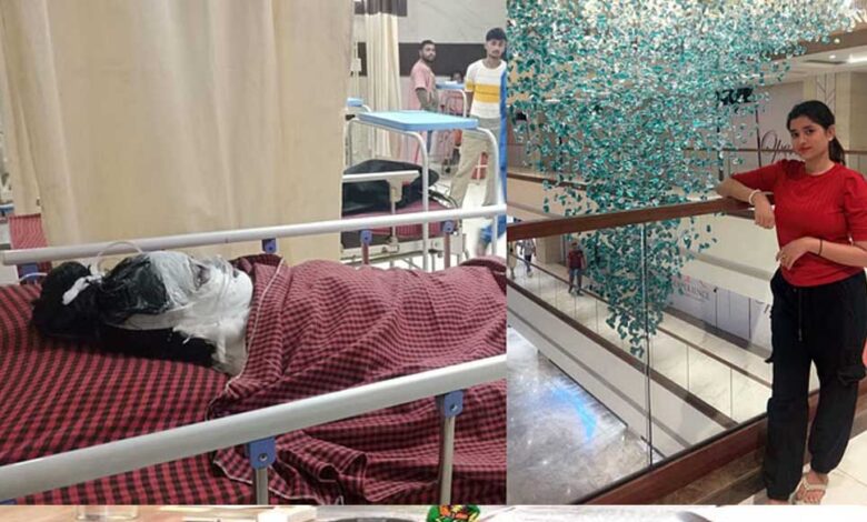 युवती-ने-घर-के-बाहर-बुलाकर-सहेली-पर-फेंका-एसिड,-आरोपी-युवती-को-पुलिस-ने-किया-गिरफ्तार