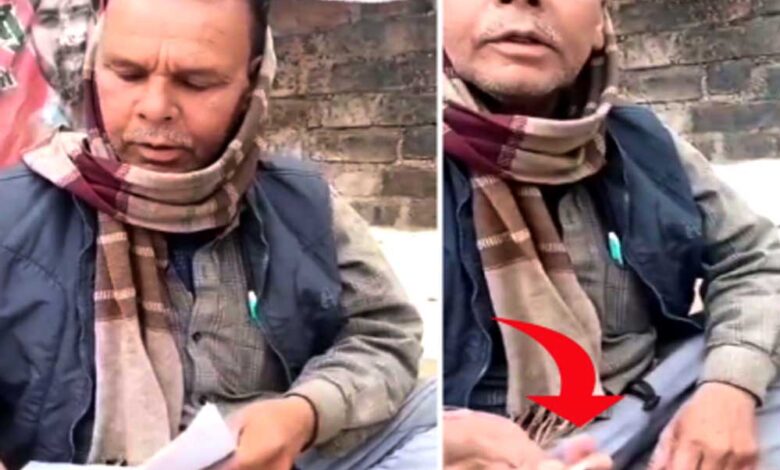 भ्रष्टाचारी पंचायत सचिव राशन पर्ची ऑनलाइन कराने के एवज में घूस लेते दिखा रिश्वखोर