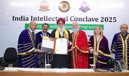 अंतरराष्ट्रीय सम्मान: तेजकुलपाल सिंह पाली को अमेरिका की यूनिवर्सिटी ने दी ‘डॉक्टर ऑफ फिलॉसफी’ की उपाधि