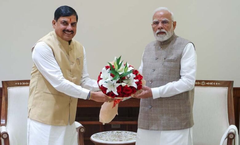 प्रधानमंत्री मोदी से मुख्यमंत्री डॉ. यादव ने नई दिल्ली में की सौजन्य भेंट