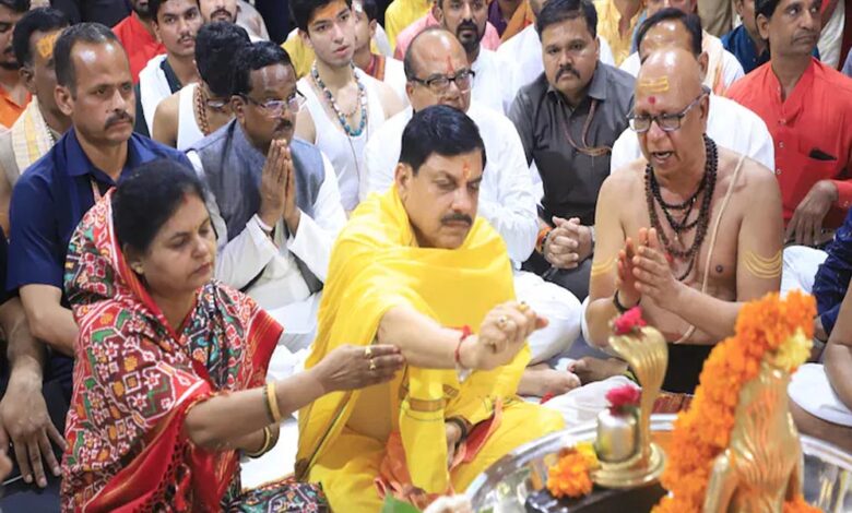 महाकाल-मंदिर-में-पर्जन्य-अनुष्ठान,-cm-मोहन-यादव-सहित-66-पंडितों-ने-की-पूजा