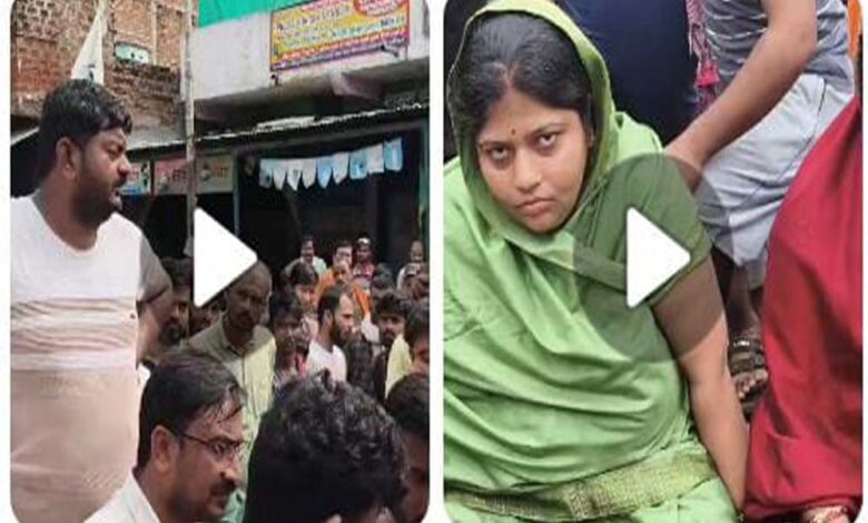 दुकान-पर-झाडू-लागने-की-बात-को-लेकर-दो-पक्षों-में-हुआ-विवाद-,-2-घंटे-रहा-चक्का-जाम