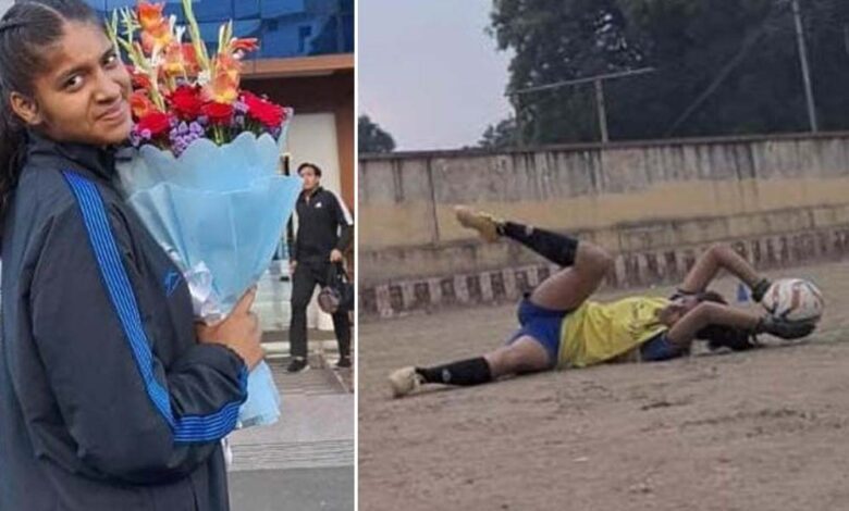 शहडोल-की-फुटबॉल-स्टार-सुहानी-कोल-का-जर्मनी-सफर,-कोच-और-साथियों-संग-रवाना