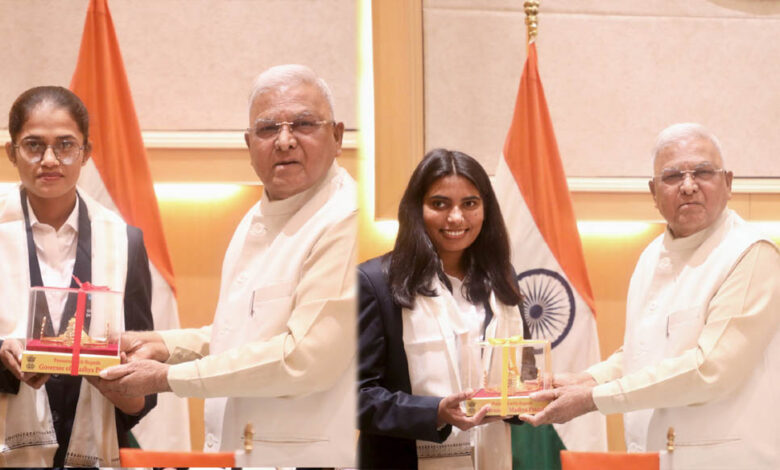 विजेता खिलाड़ी महिला सशक्तिकरण का प्रतीक : राज्यपाल पटेल