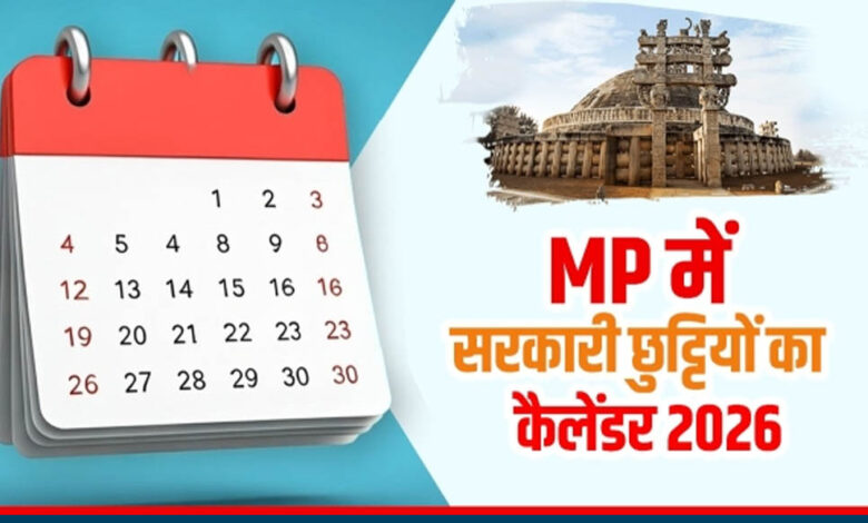 मध्यप्रदेश सरकार का 2026 कैलेंडर फाइनल, 127 दिन बंद रहेंगे दफ्तर—जानिए छुट्टियों की पूरी लिस्ट