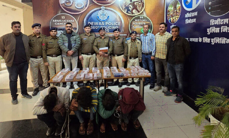 मध्यप्रदेश पुलिस की चोरी, डकैती एवं नकबजनी केविरूद्ध बड़ी सफलताएं