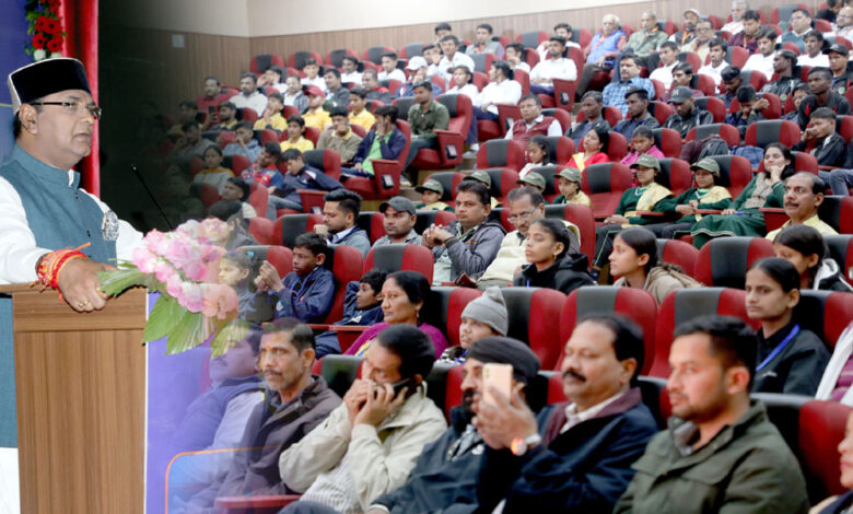 दिव्यांगजन स्पर्श मेला सामाजिक दृष्टिकोण बदलाव में सार्थक पहल : मंत्री सारंग