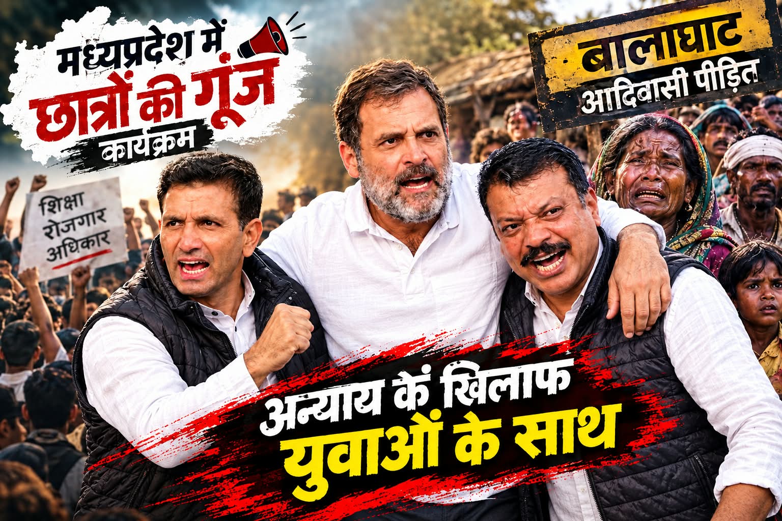 ‘छात्रों की गूंज’ के बाद अब ‘बालाघाट’ में सियासी संग्राम